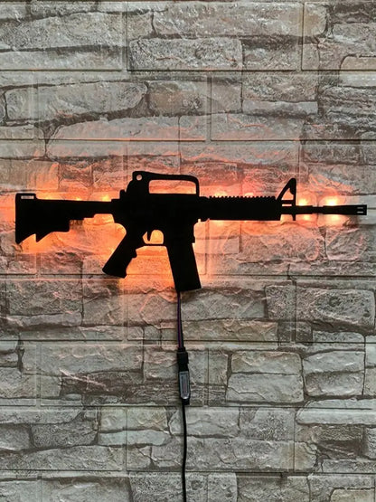 Lampada da Parete LED 3D Gun Style