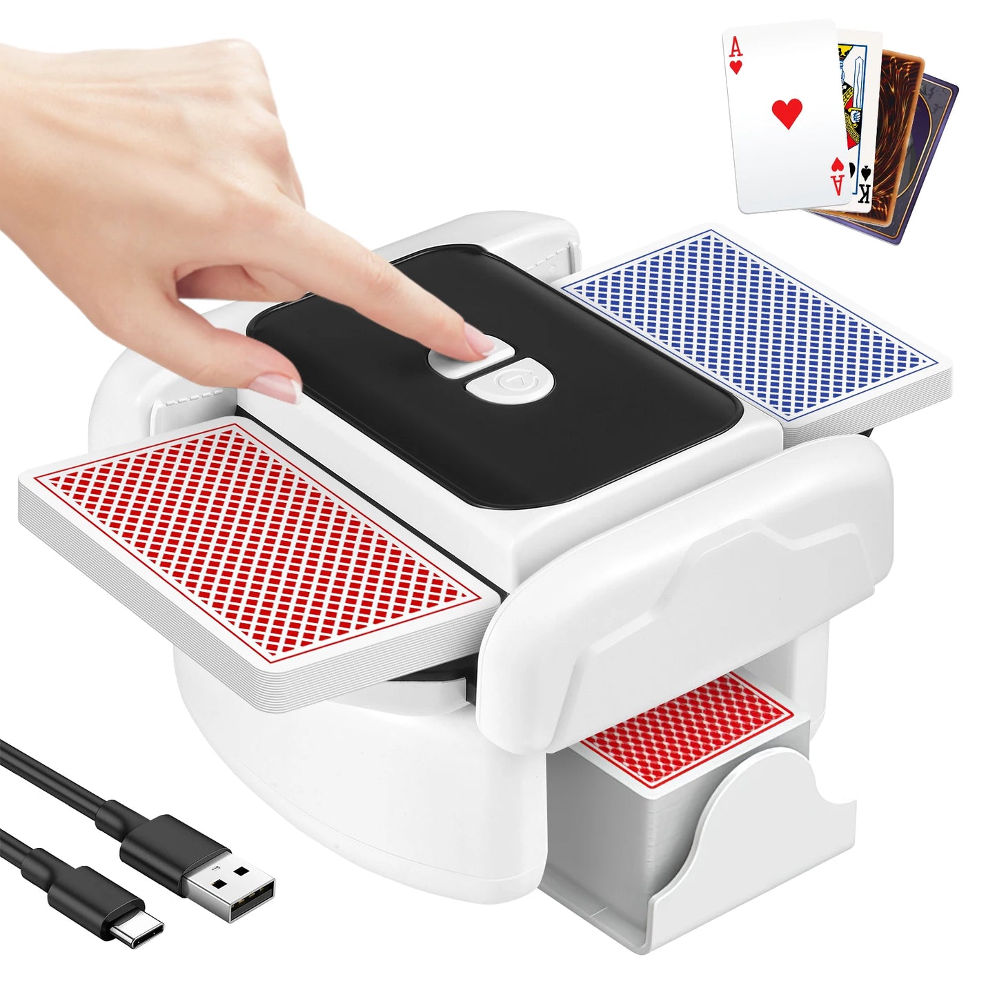 Mescolatore Automatico di Carte Ricaricabile