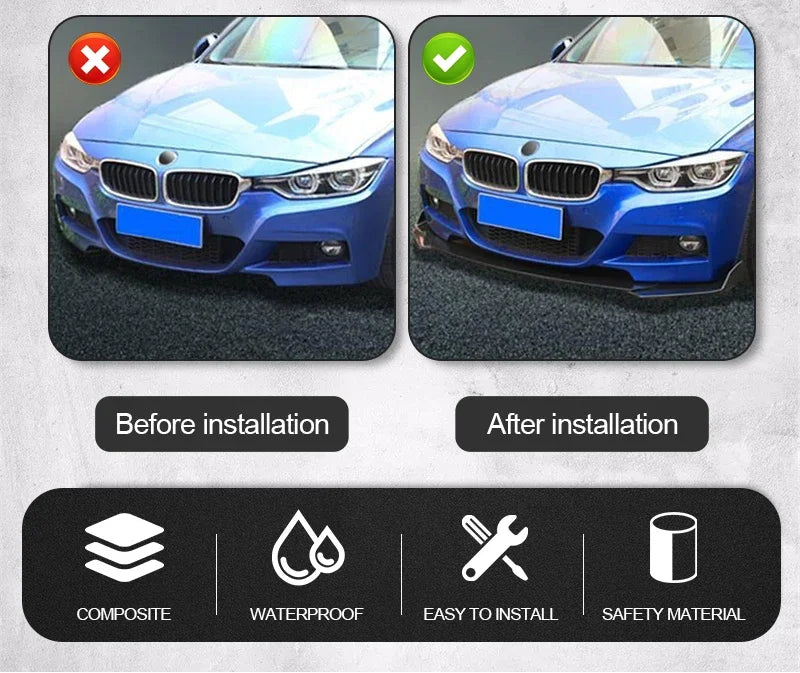 Spoiler Anteriore Front Lip Chin Bumper