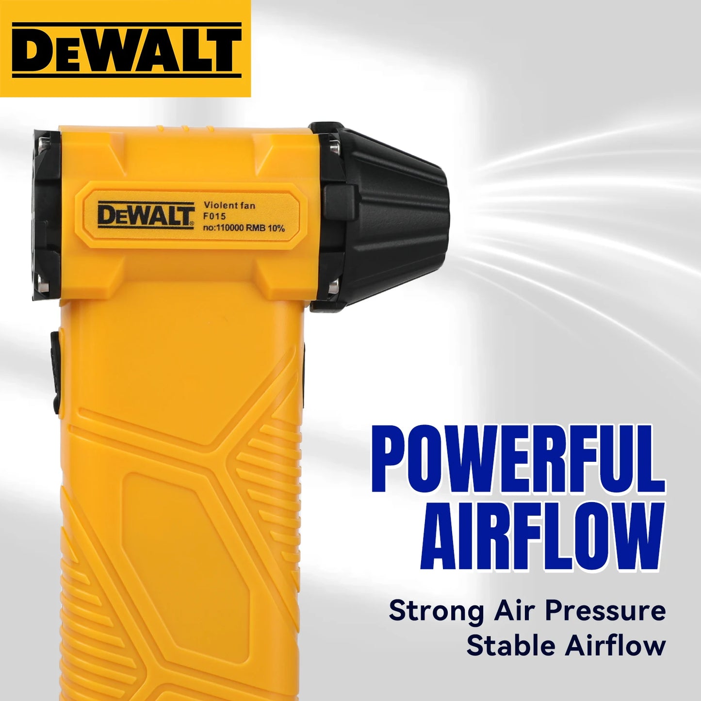 WALT Mini Ventilatore Portatile Elettrico Brushless