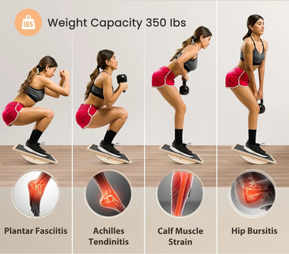 Balance Board in Legno – Equilibrio e Forza per il Corpo Consapevole