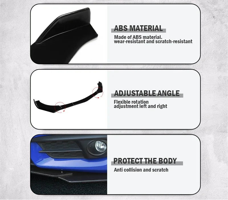 Spoiler Anteriore Front Lip Chin Bumper