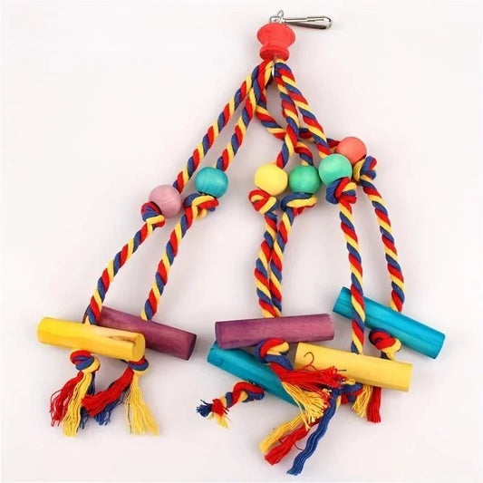 Gioco in Corda di Cotone per Uccelli
