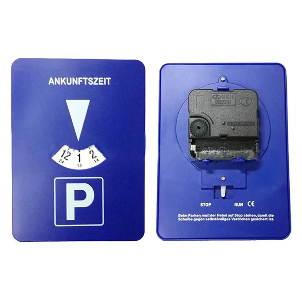 Blue Digital Parking Timer Disc