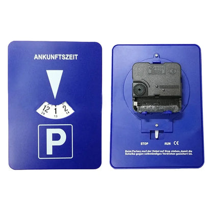 Blue Digital Parking Timer Disc