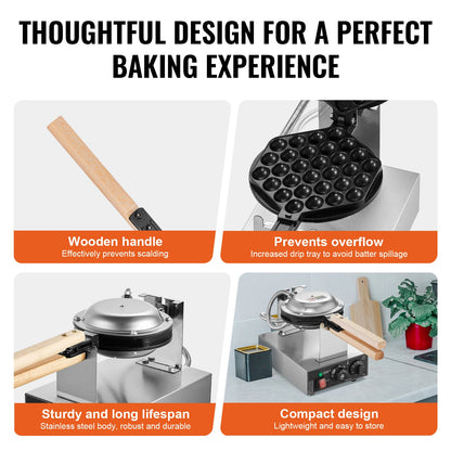 SucceBuy Egg Pancake Baker Machine 1400W