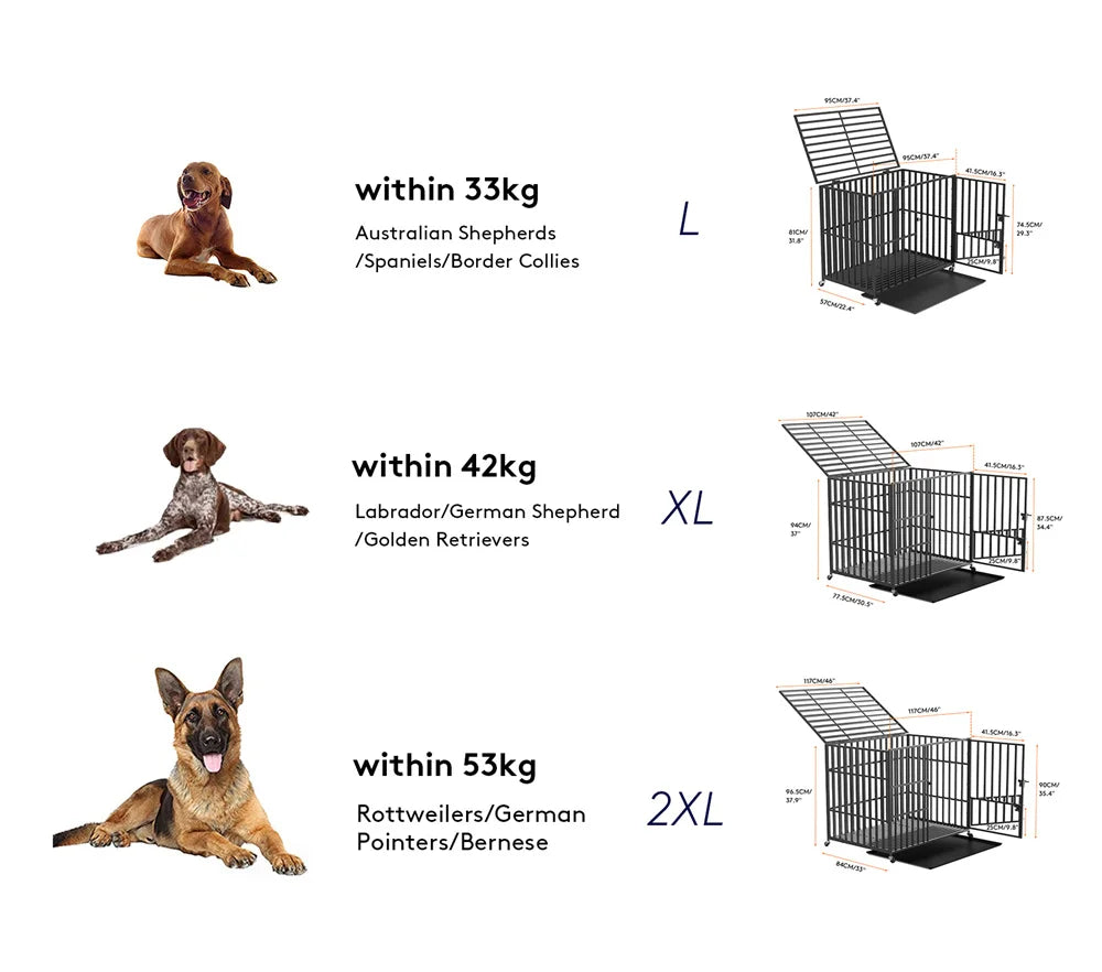 Gabbia per Cani Ultra Resistente BORWART