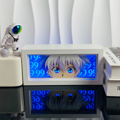 Light Box LED 3D con Intaglio su Carta