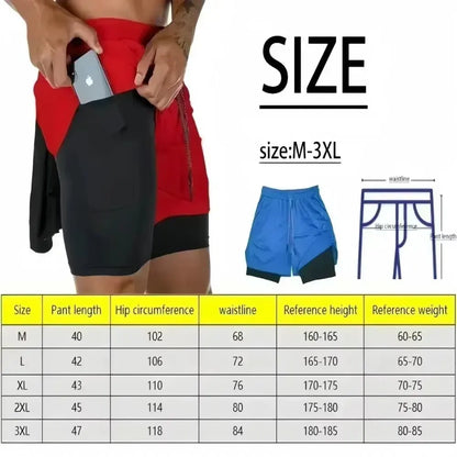 One Piece Anime Double-Layer Shorts