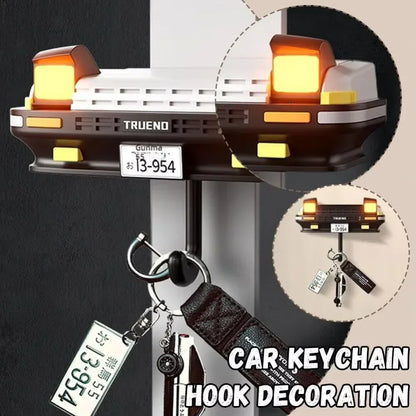 Vintage Car Headlight Keychain Wall Hook