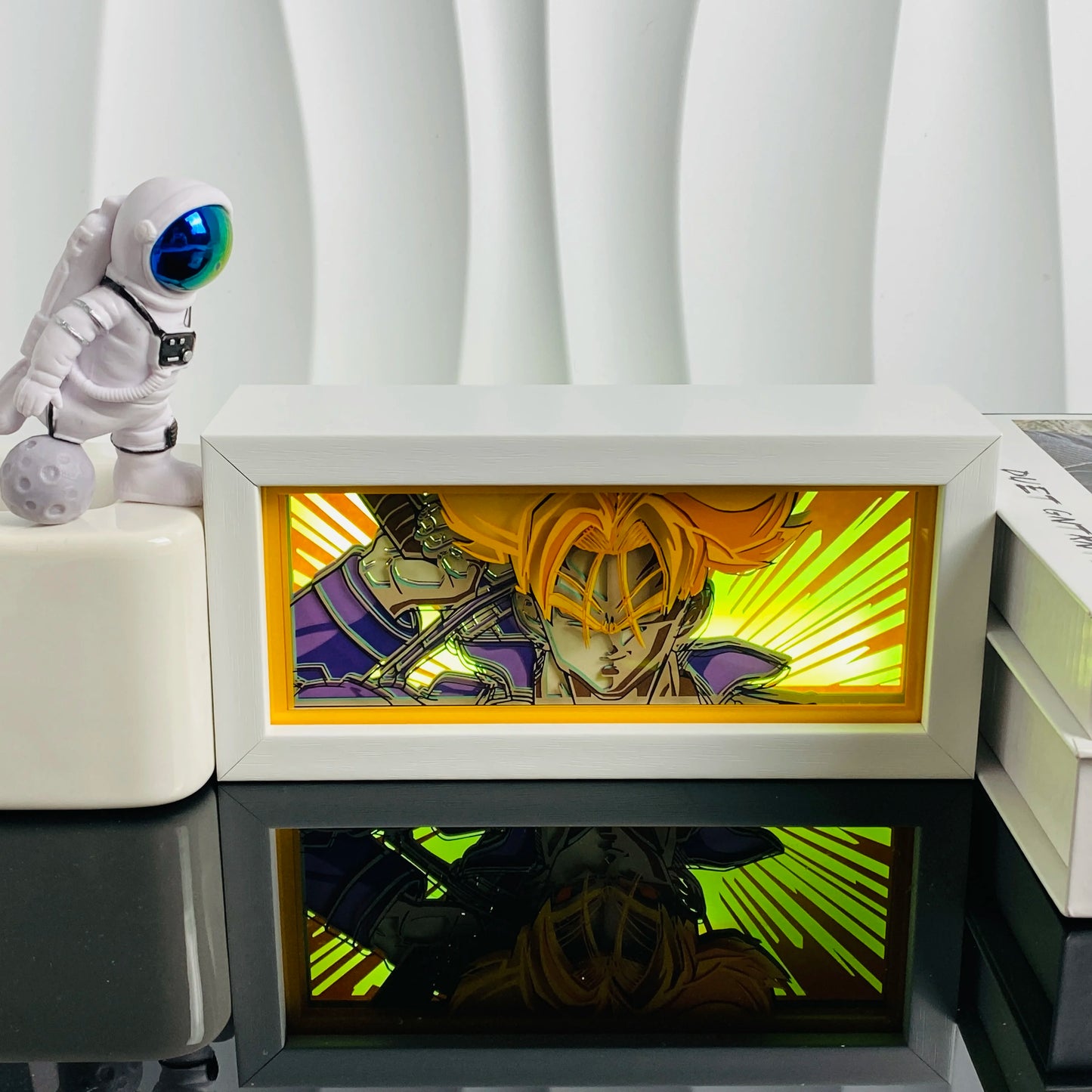 Light Box LED 3D con Intaglio su Carta