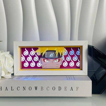 Light Box LED 3D con Intaglio su Carta