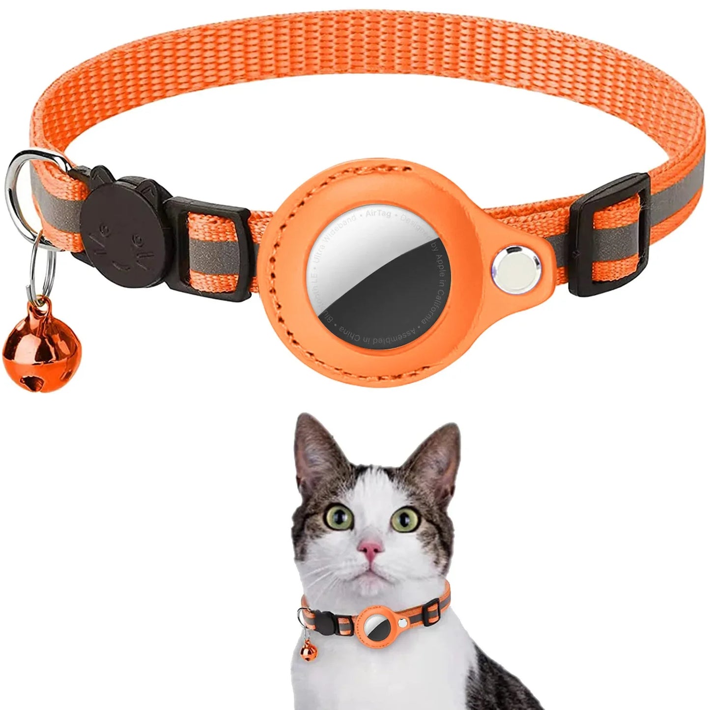 Collare per Gatti con Supporto AirTag