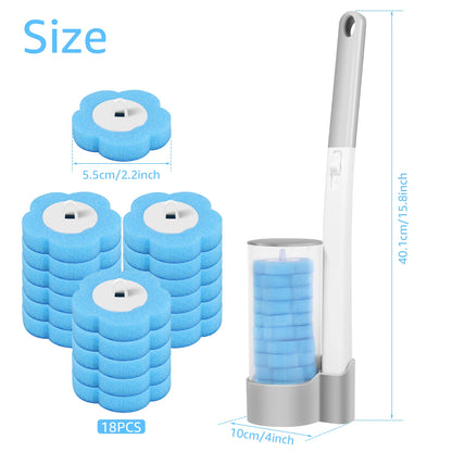 Kit Spazzolone WC con Testine Monouso