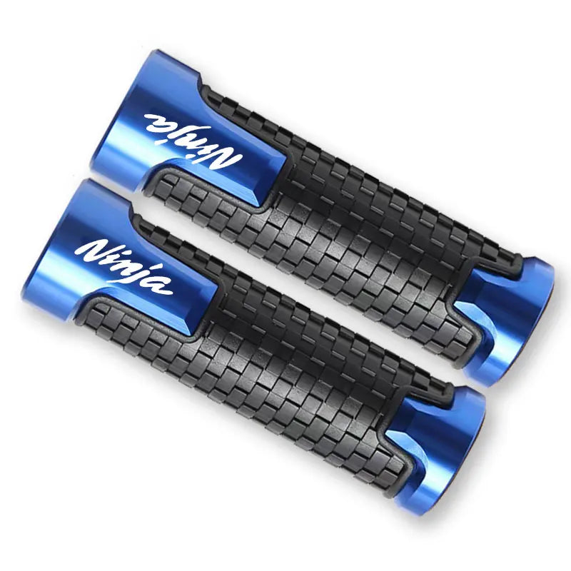 Manopole Moto in Alluminio Billet e Gomma