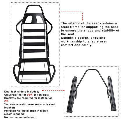 Sedile Racing Universale Bucket
