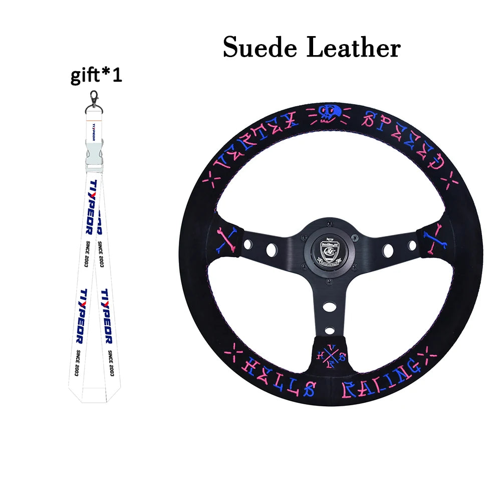Volante Racing VERTEX 320mm in Pelle