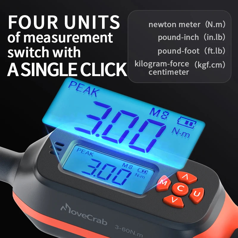 MoveCrab Digital Torque Wrench
