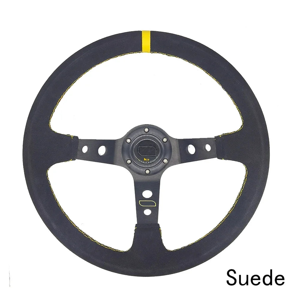 Volante Racing OMP 350mm Scamosciato