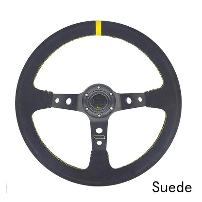 Volante Racing OMP 350mm Scamosciato