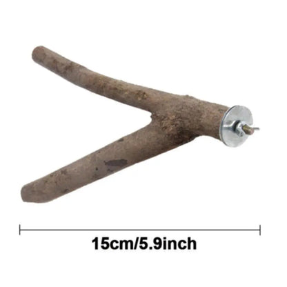 Supporto in Legno per Uccelli – 2 Pezzi