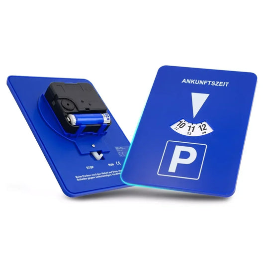 Blue Digital Parking Timer Disc