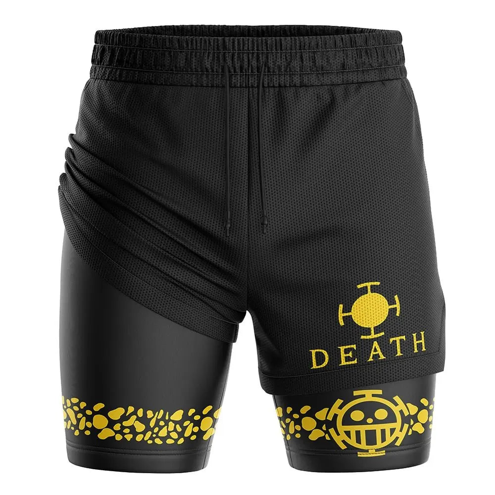 One Piece Anime Double-Layer Shorts