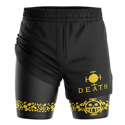 One Piece Anime Double-Layer Shorts