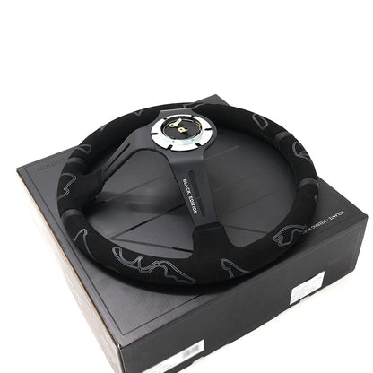 Volante Racing 335mm Scamosciato