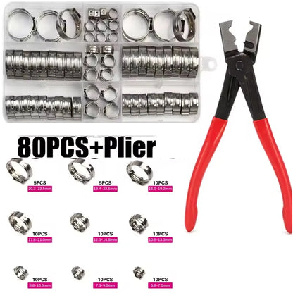 Set Fascette Stringitubo 1-Ear in Acciaio Inox 304