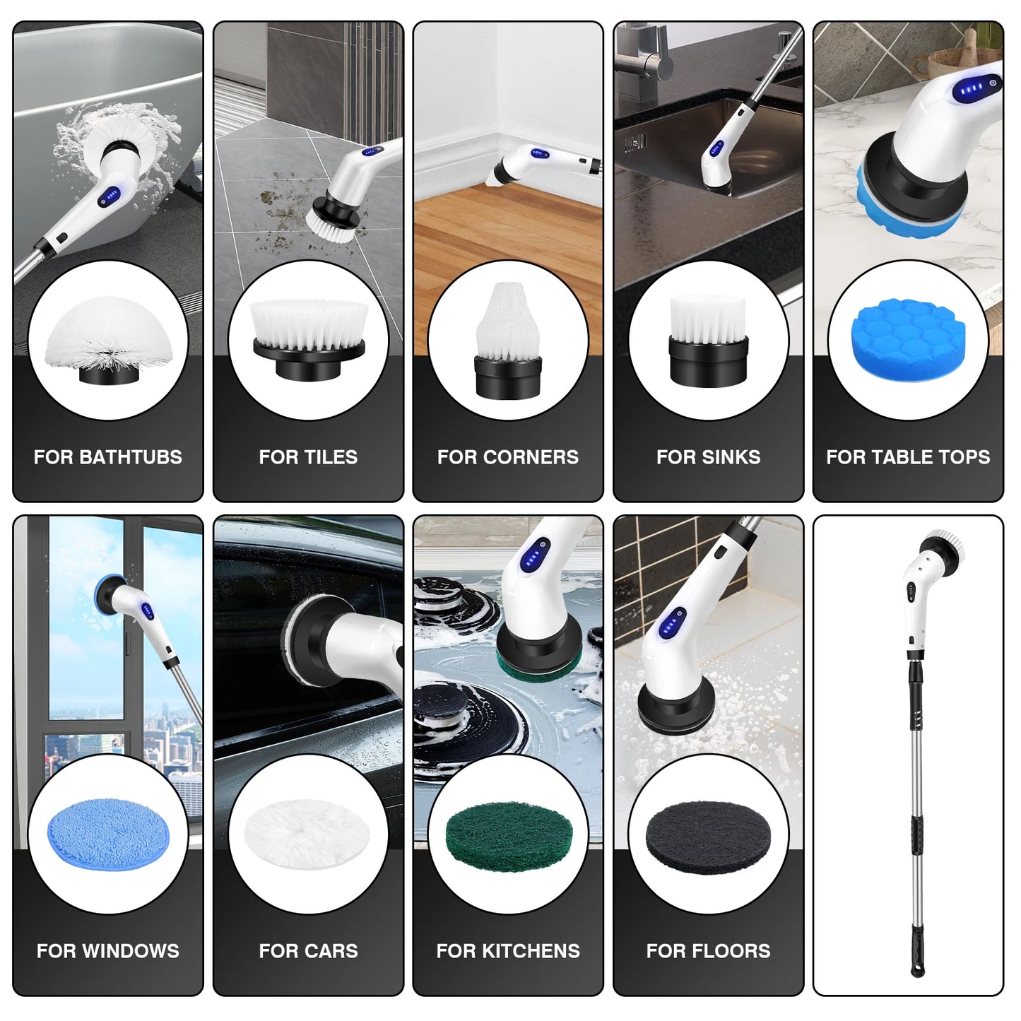 DayPlus Cordless Electric Spin Scrubber