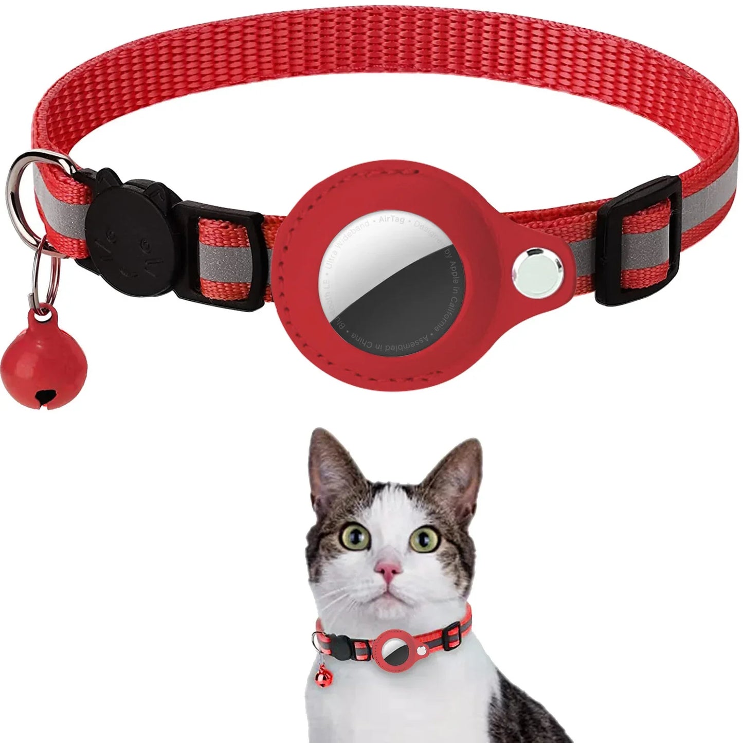 Collare per Gatti con Supporto AirTag