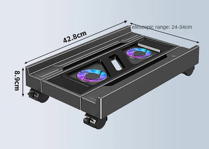 Supporto&nbsp; Telescopico con Ventilazione RGB