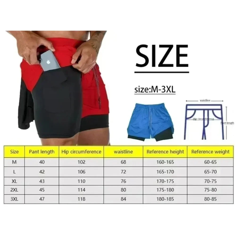 ONE PIECE Luffy Printed Double-Layer Shorts