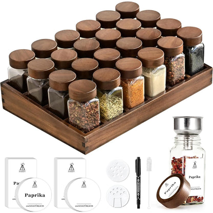 Acacia Wood Spice Rack
