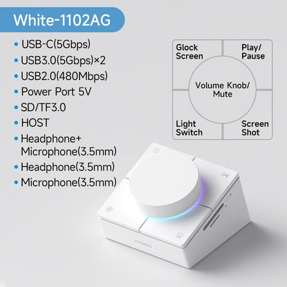 Hagibis UC-1102AG USB-C Hub 8 in 1