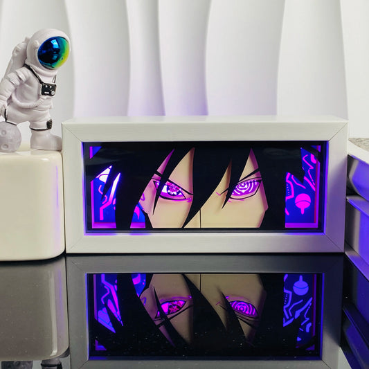 Light Box LED 3D con Intaglio su Carta