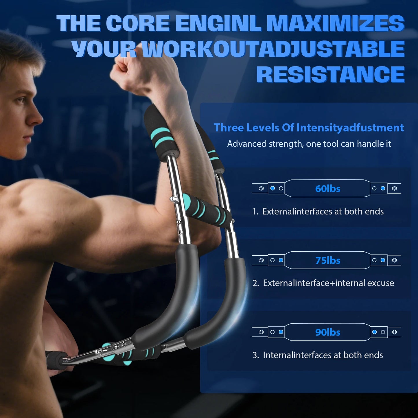 Twister Arm Trainer – Attrezzo Portatile per Allenamento Forza e Resistenza