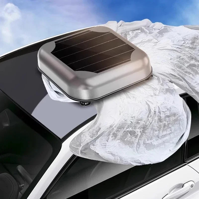 Telo Copriauto Solare Automatico Intelligente con Controllo App | Copertura Retrattile Anti-sole e Pioggia