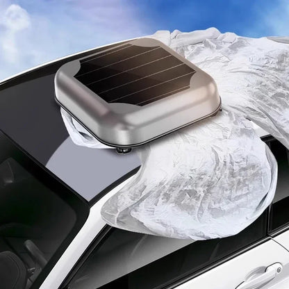Telo Copriauto Solare Automatico Intelligente con Controllo App | Copertura Retrattile Anti-sole e Pioggia