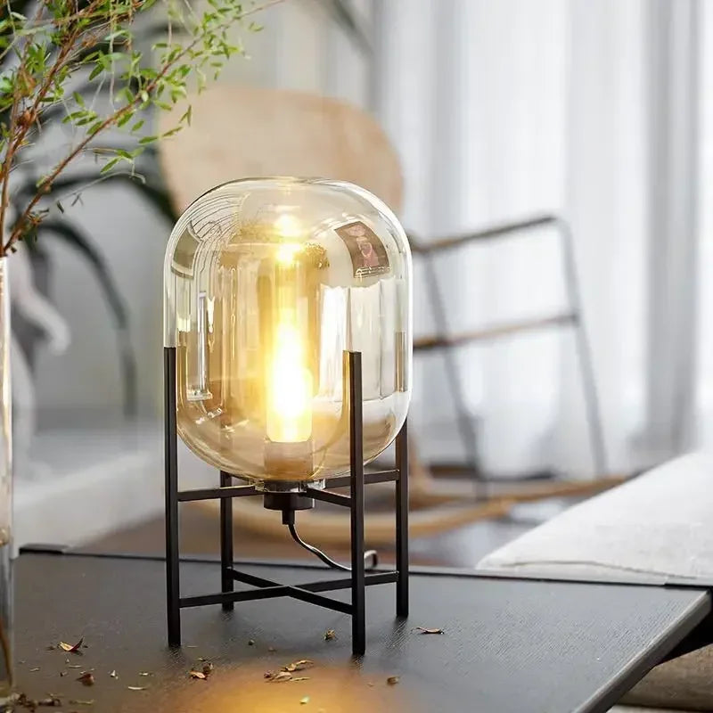 Lampada da Pavimento in Vetro Nordic Postmoderno