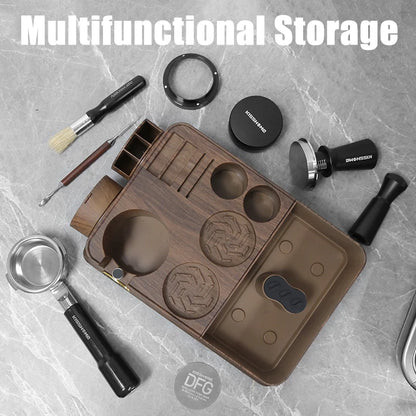 Stazione Tamper Espresso con Knock Box Magnetico