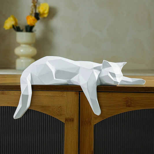 Statua Geometrica Gatto