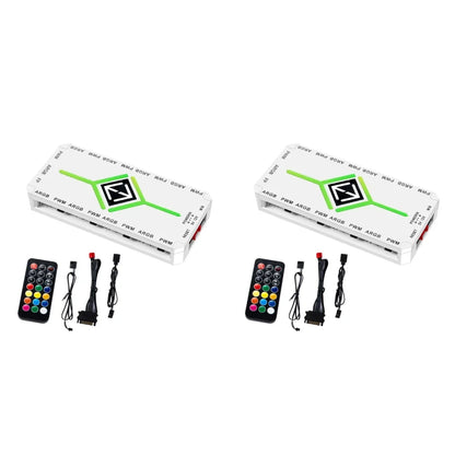 Hub PWM ARGB per Ventole PC ONEVAN 1→9 Porte