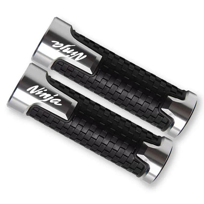 Manopole Moto in Alluminio Billet e Gomma