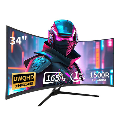 Gawfolk 34” Curved Gaming Monitor UWQHD