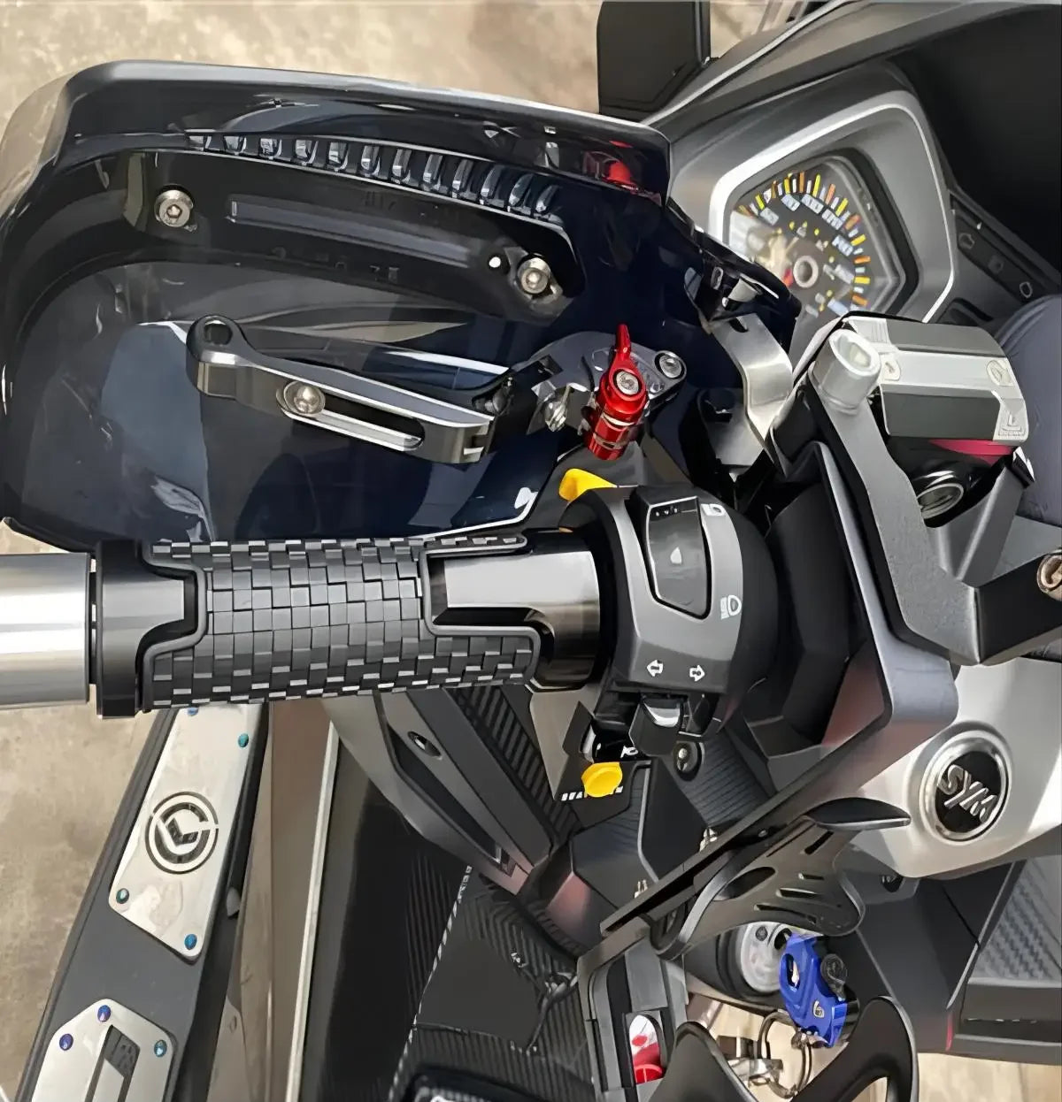 Manopole Moto in Alluminio Billet