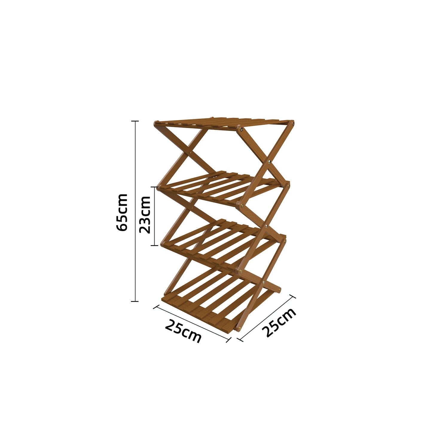 Portascarpe Verticale in Bambù