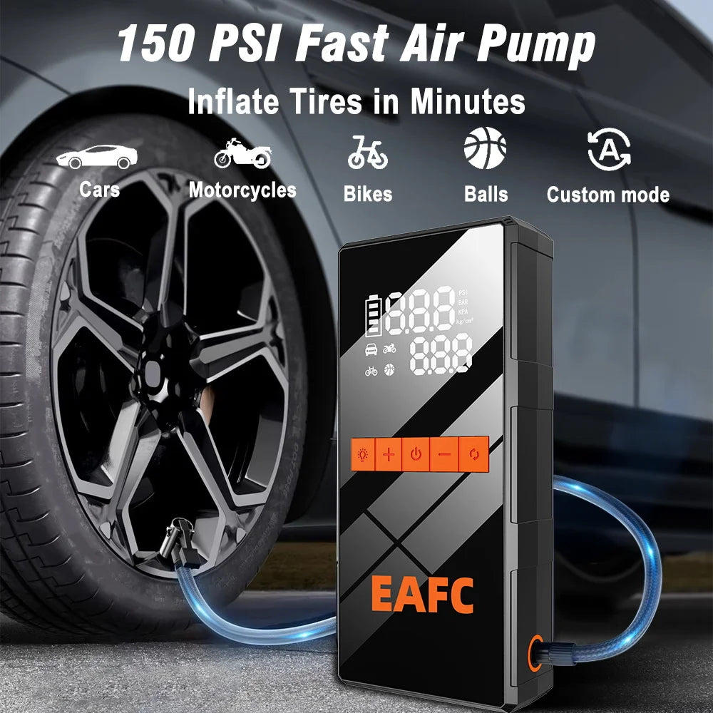 EAFC 1200A Jump Starter &amp; Air Compressor