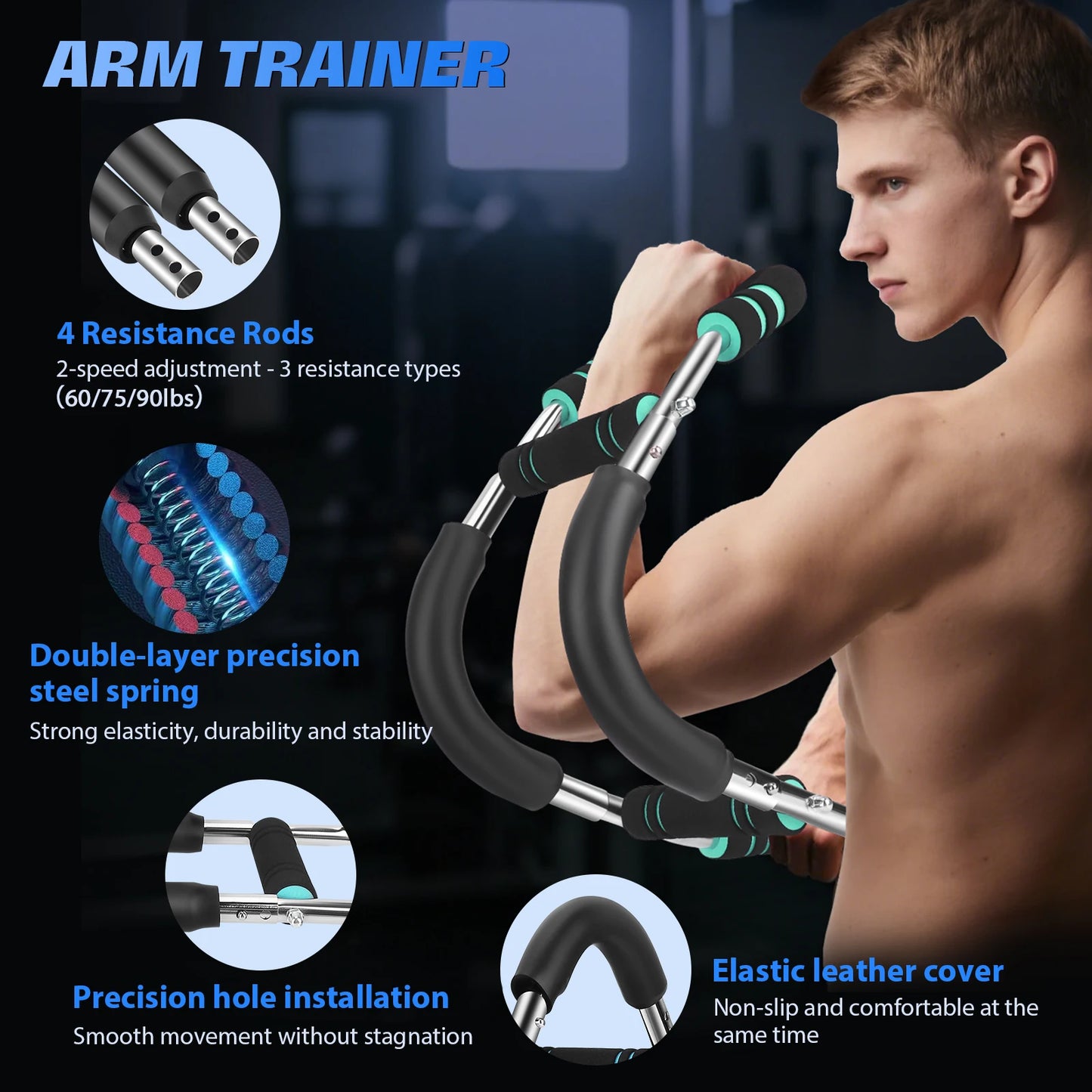 Twister Arm Trainer – Attrezzo Portatile per Allenamento Forza e Resistenza